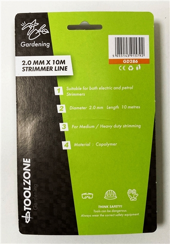 2mm Strimmer Line 10m