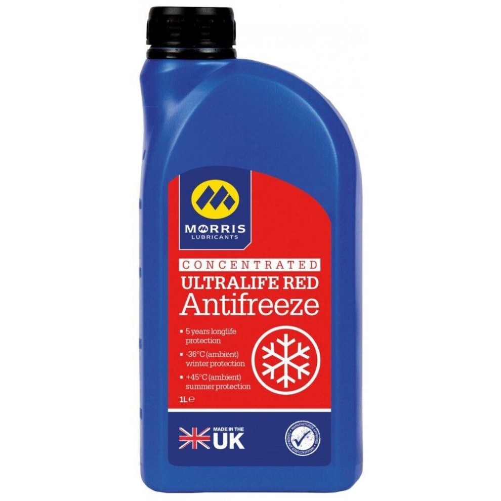 Coolant & Antifreeze Red 1l