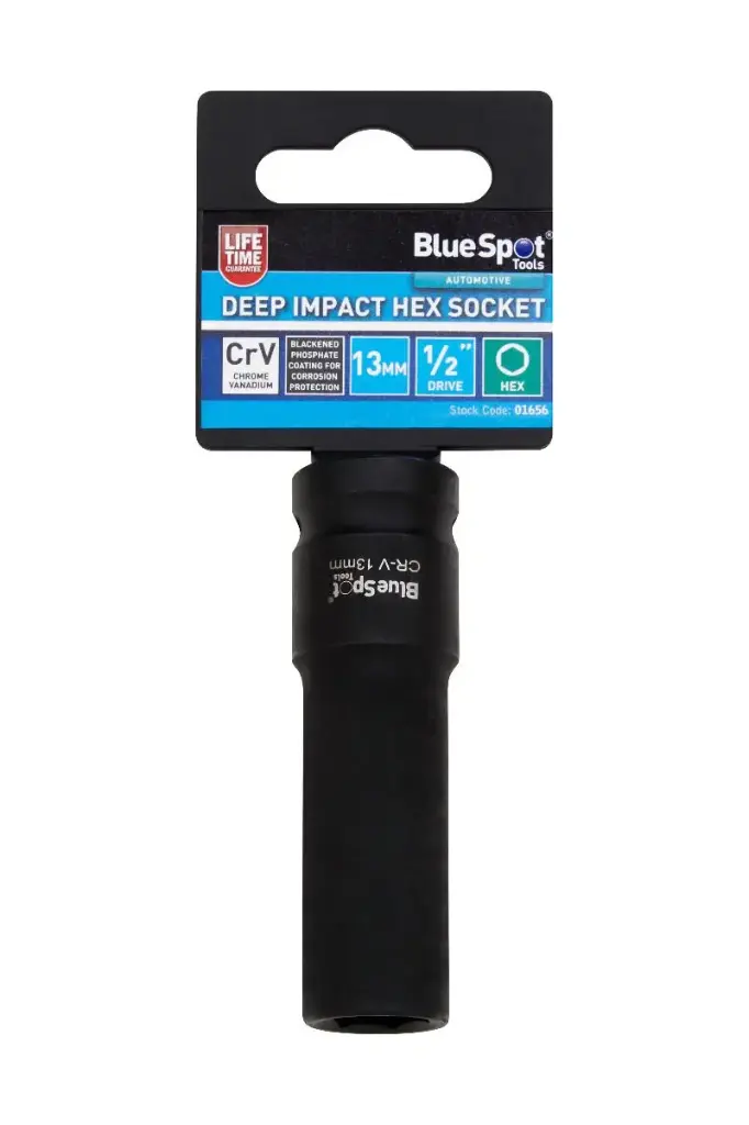 [1656] 1/2" Deep Impact Hex Socket (13mm)