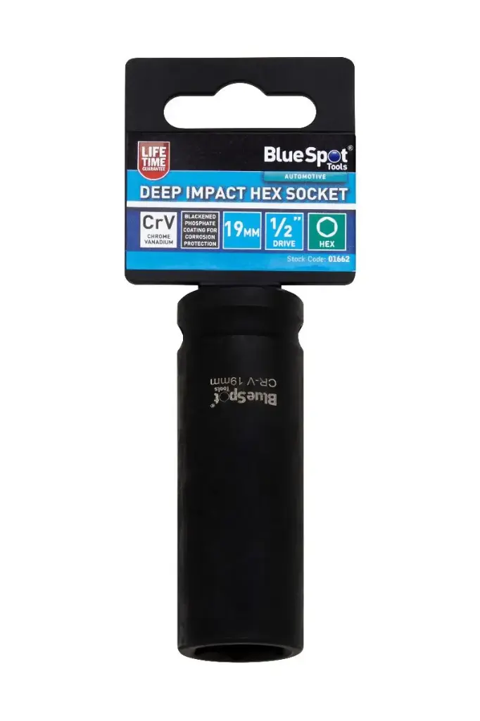 [1662] 1/2" Deep Impact Hex Socket (19mm)