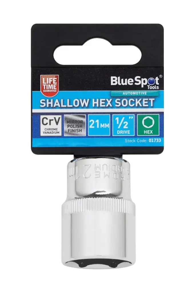 Shallow Hex Socket (21mm)