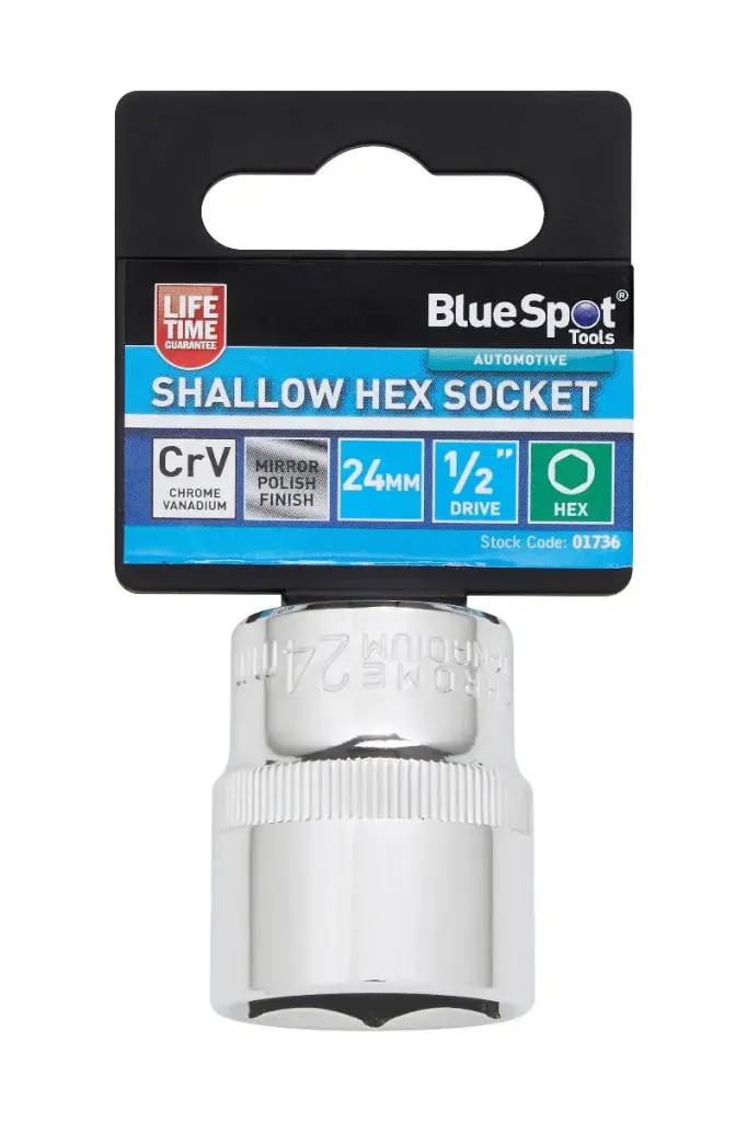[1736] Shallow Hex Socket (24mm)