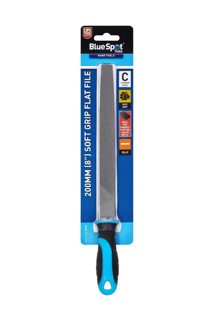 200mm (8") Soft Grip Flat File