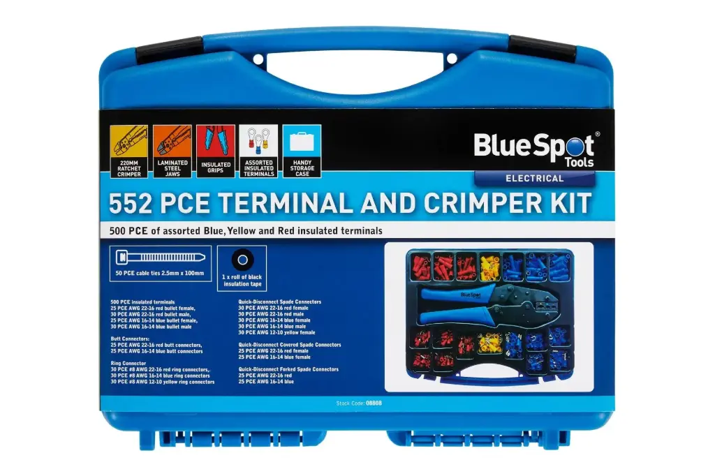 [8808] 552PCE Terminal And Crimper Kit
