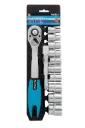 12 PCE 1/2" Metric Ratchet & Socket Set (10-24mm)
