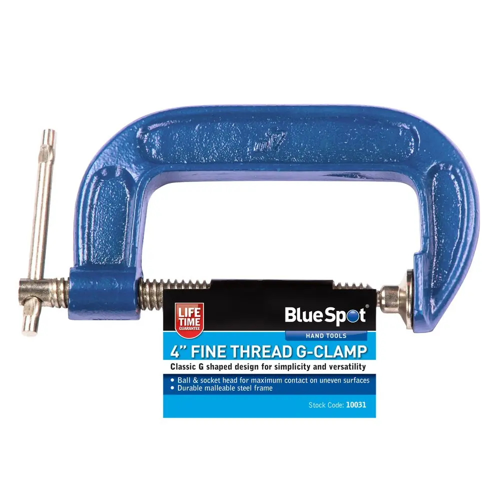 [10031] 100mm (4") Fine Thread G Clamp
