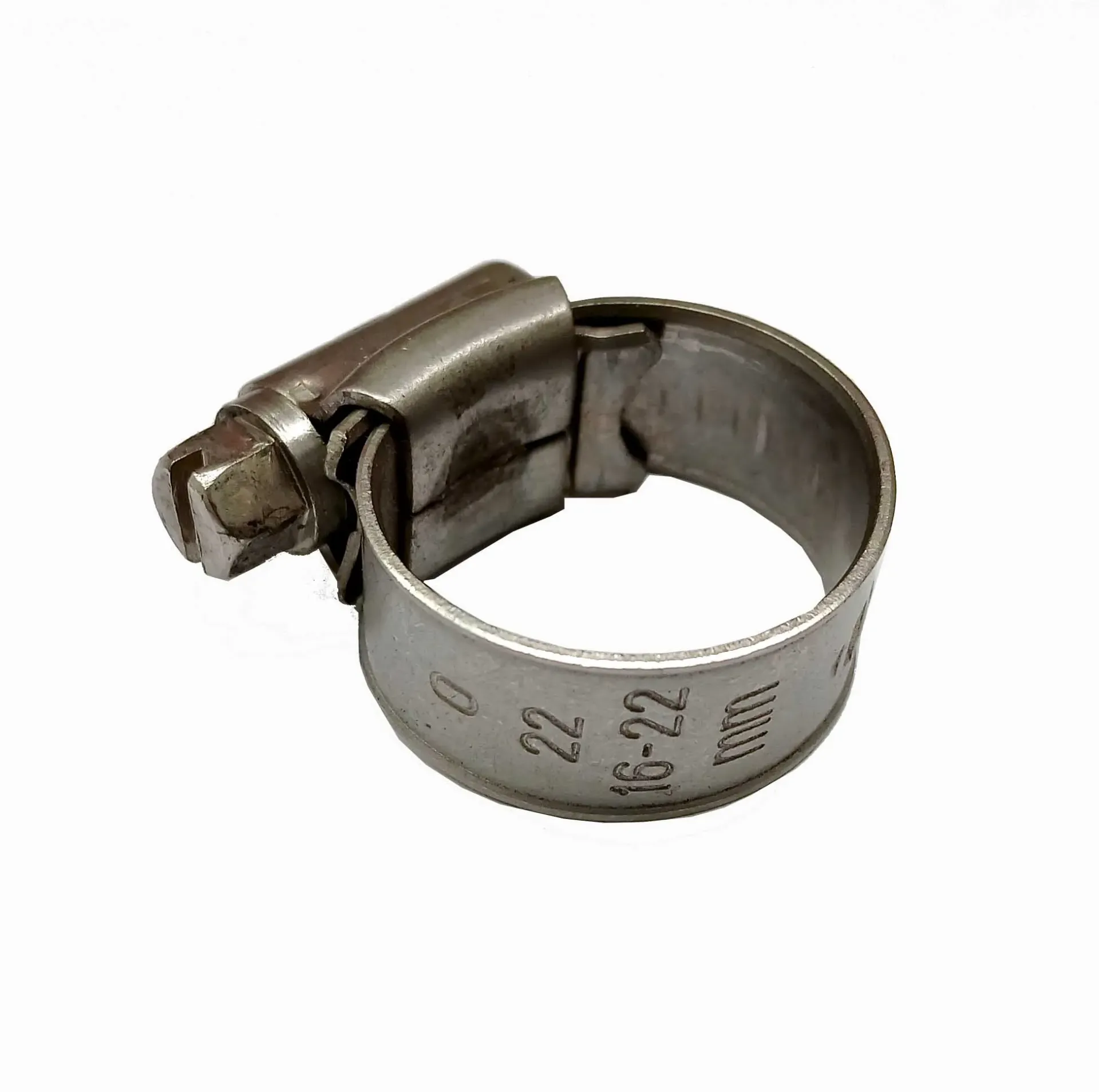 0 Hose Clip 16-22mm Stainless