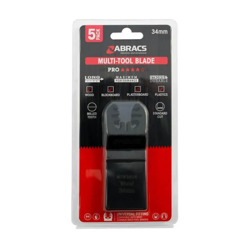 Multi Tool Blade 34mm Wood & Metal