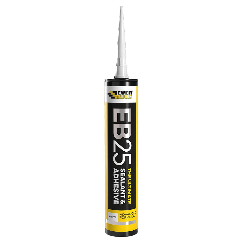 Everbuild EB25 Sealant and Adhesive Black 300ml