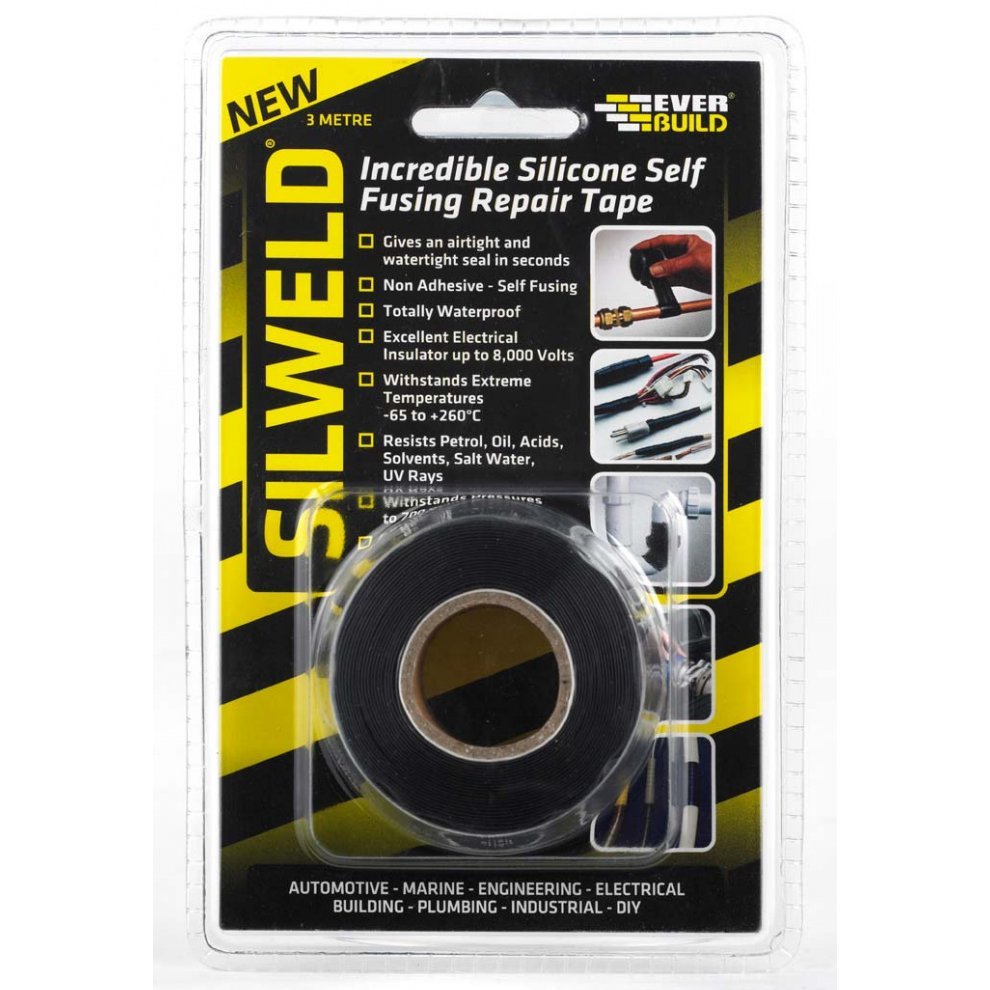 Silweld Tape 3m Black