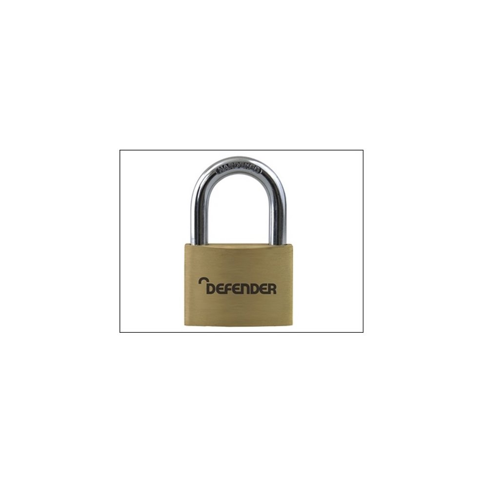 Defender Brass Padlock 50mm