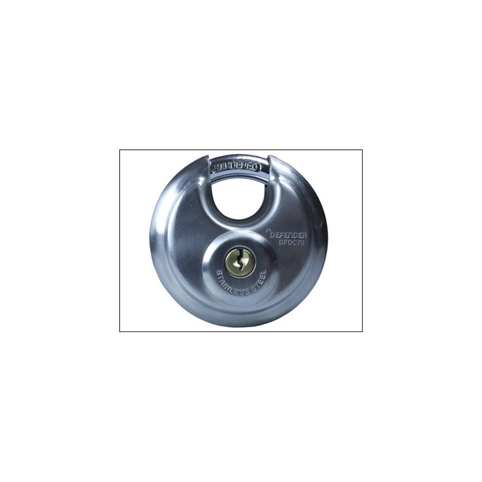 Defender Discus Twin Padlock 70mm