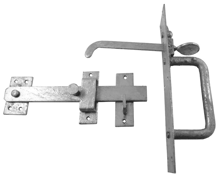 Heavy Suffolk Latch 4" Galv