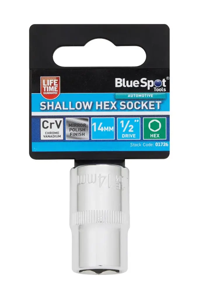 1/2" Shallow Hex Socket (14mm)