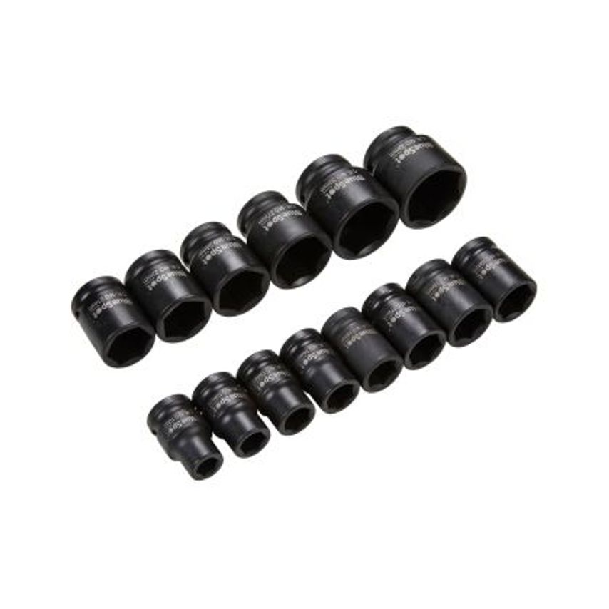 1/2" Shallow Impact Hex Socket Set 14pc
