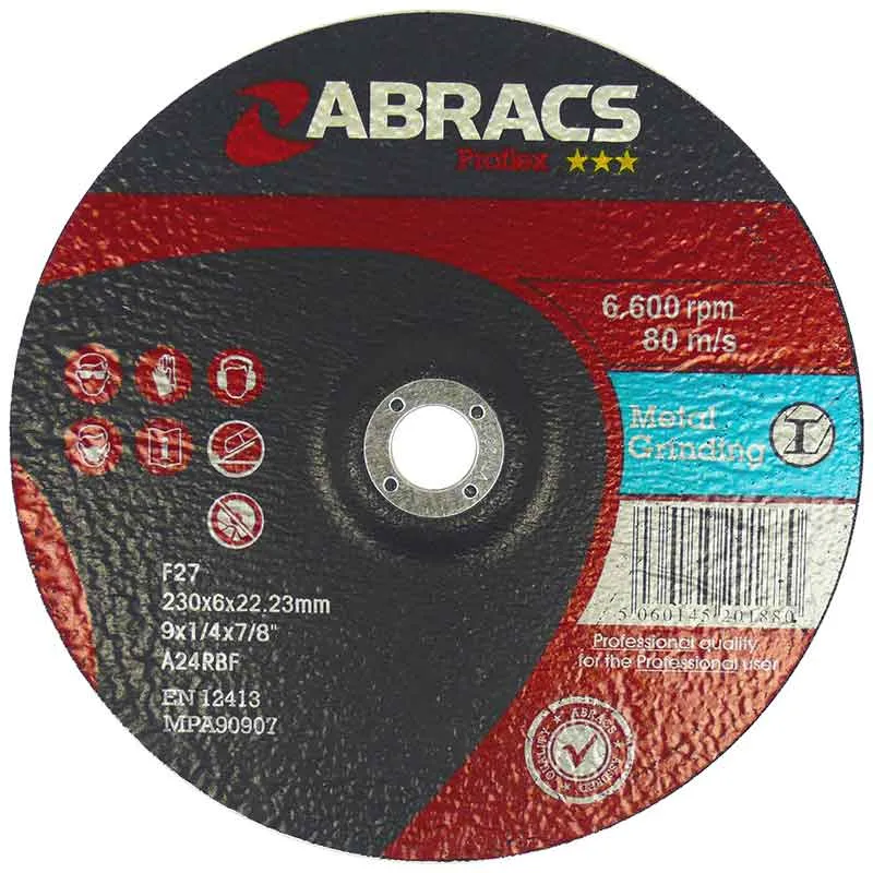 Proflex Metal Grinding Disc 230mm x 6.0mm 22mm