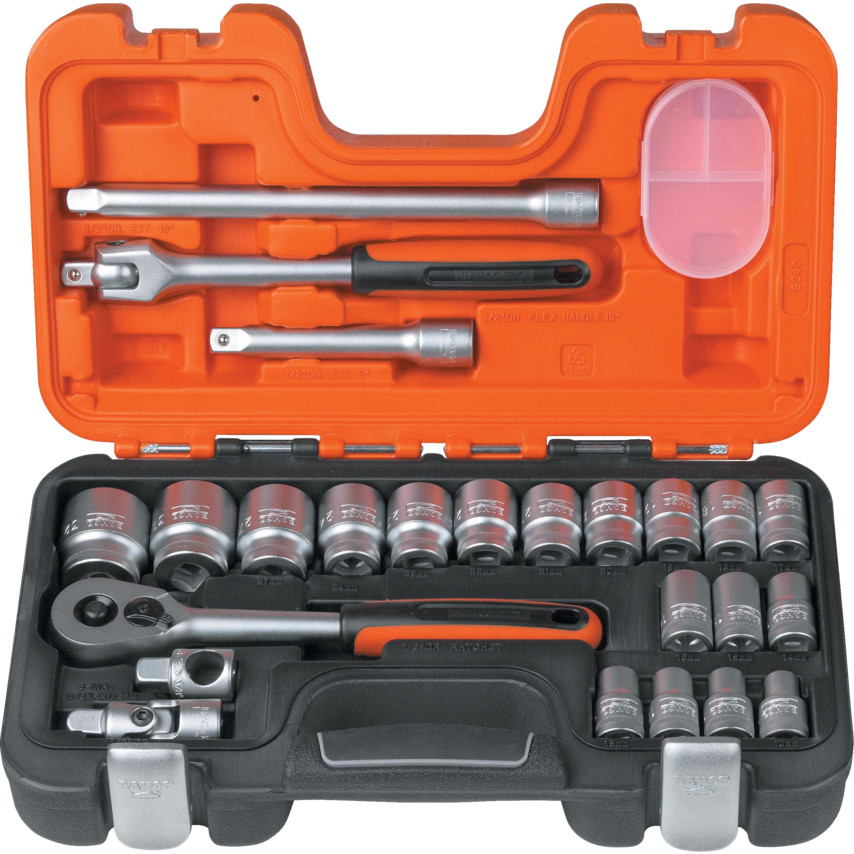 24 PCE 1/2" S240 Bahco Socket Set