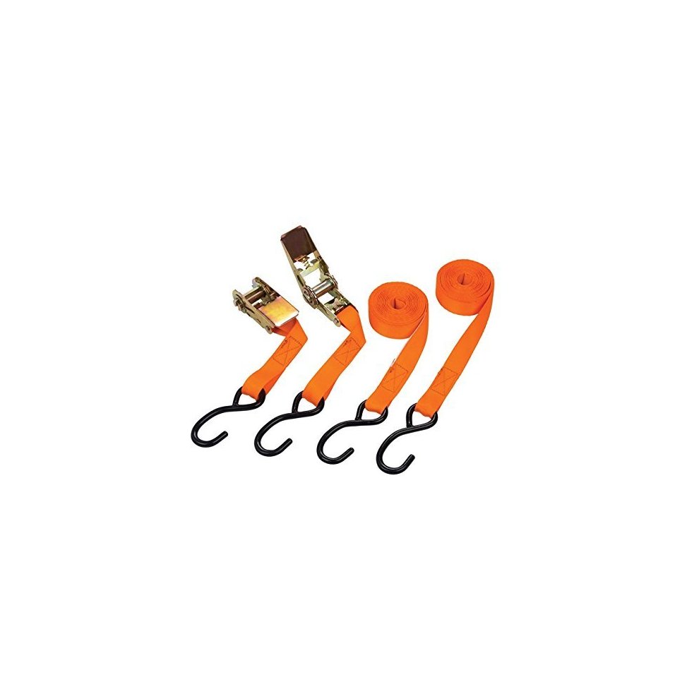 [45407] Ratchet Tie Down (25mm x 4.5m/15ft) 2 Pack