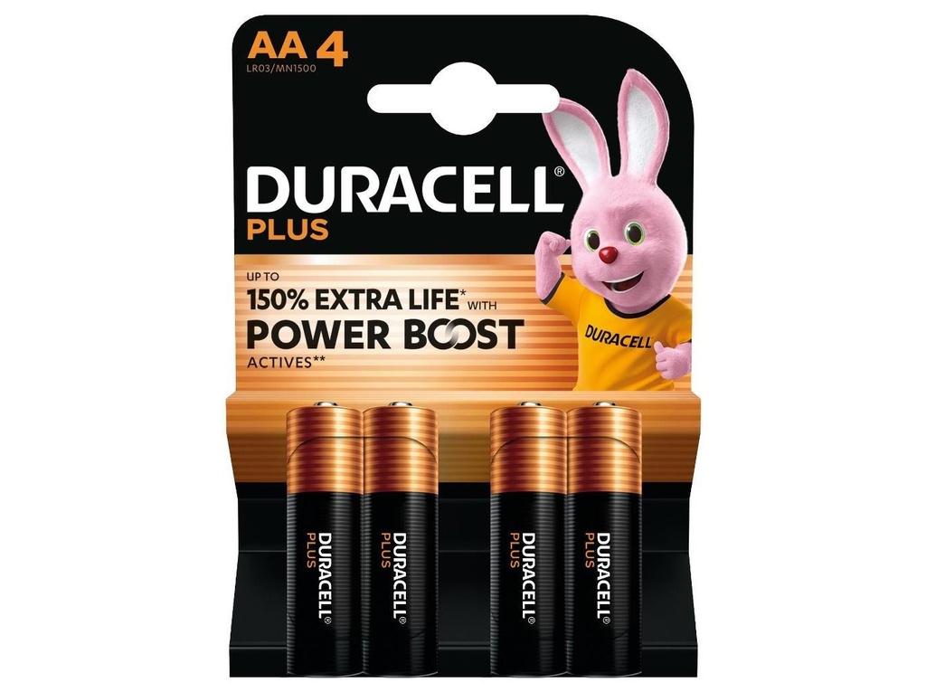 [DUR4] AA Duracell Battery 4pk