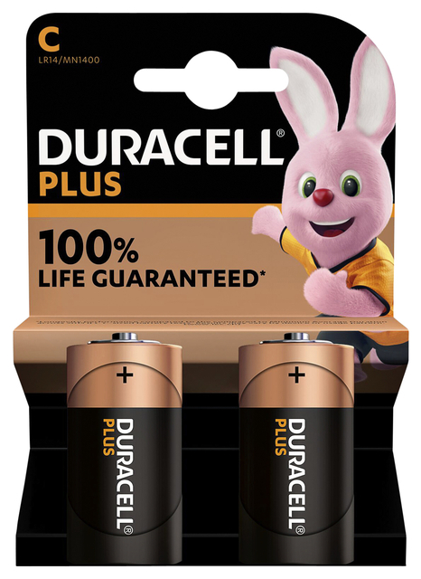 [DUR5] C Duracell Battery 2pk